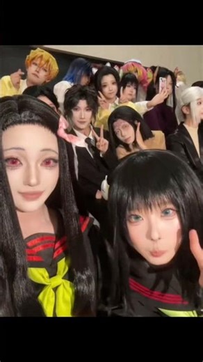 Demon Slayers have assembled ⚔️#kimetsunoyaiba #demonslayercosplay #nezuko #tanjirokamado