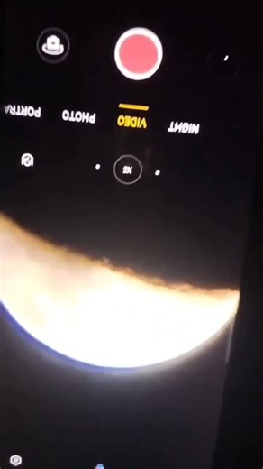 i capture moon form my through telescope #moon #space #shorts