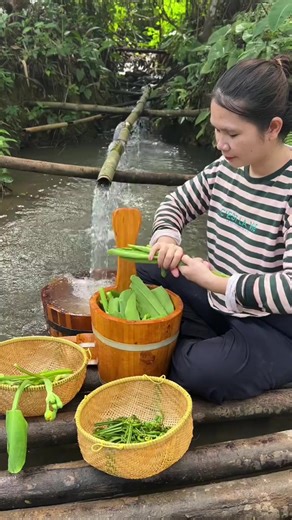 paling suka kalau hasil ngebolang di alam langsung di masak