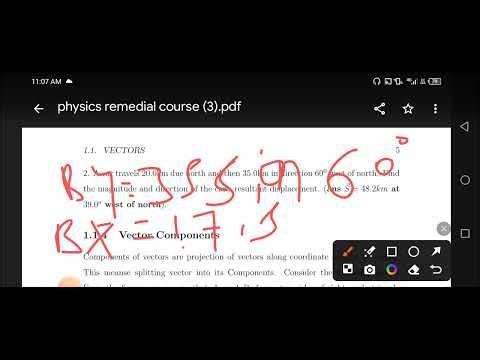 Physics remedial class work from chapter 1