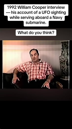 William Cooper's 1992 UFO Sightings During Navy Service
