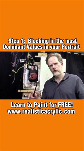 Start brushing Matte Medium to Seal in the Sketch Part-4 #acrylicglazing #learnacrylic #acrylictips