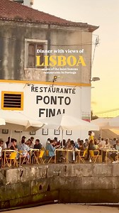 Isabel de Almeida on Instagram: "Sunset Vibes in Cacilhas just across the river from Lisbon ✨ 📍 @pontofinalrest 🏠 Rua do Ginjal, 72, Cacilhas, Almada, Portugal 🥘 Portuguese tradicional food 🎟️ Reservations are required The best way to reach there from Lisbon is by ferry ⛴️, from Cais do Sodré Station to Cacilhas Station. It takes about 10 to 15 minutes. Alternatively, you can take the train 🚆 or go by car or Uber 🚙 #lisboa #portugal #map_of_europe #worldplaces #wonderful_places #beautifuld