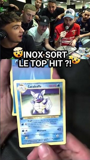 INOXTAG SORT LE DRACAUFEU EDITION 1 #inoxtag #pokemon #setdebase