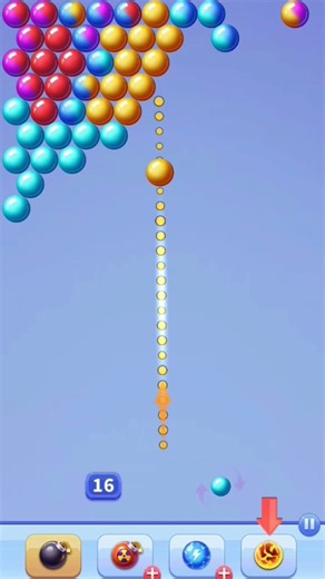 Bubble shooter new short amazing level | #shorts #gaming #बबलशूटर