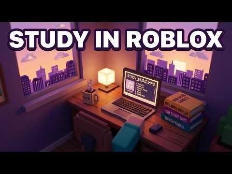 Study in Roblox 🌆 Calm Lofi Beats for Concentration