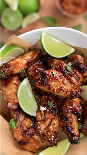 Chili Lime Agave Chicken Wings