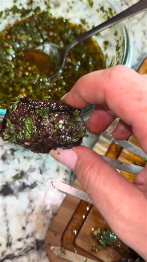 the absolute best #chimmichurri recipe ： 1 cup fresh parsley, finely... | Healthy Kitchen