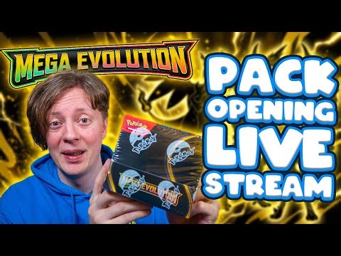 Mega Evolution Pack Opening Live Stream 🎥