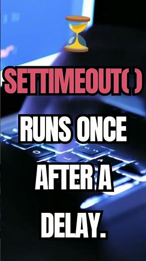 SetTimeout vs SetInterval – What’s the Difference? ⏰ #learnjavascript #coding #frontendcourse