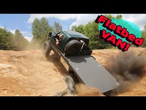 Ford E-350 4x4 Conversion Flatbed Van & Overland Trailer Build by Ujoint Off-road