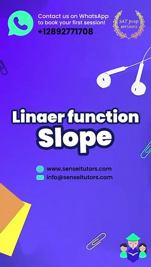 Linear Function Slope ⛷️ Tags: #studytok #studywithme #homeschooling #math #studyhacks #calculus #linearequations #fyp #fypシ #fypシ゚viral #slope #slope #SAT #advancedfunctions