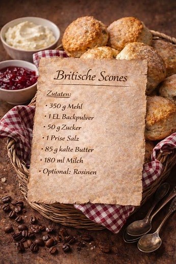 British scones, super quick and delicious! #baking #britishrecipe #traditionalcuisine