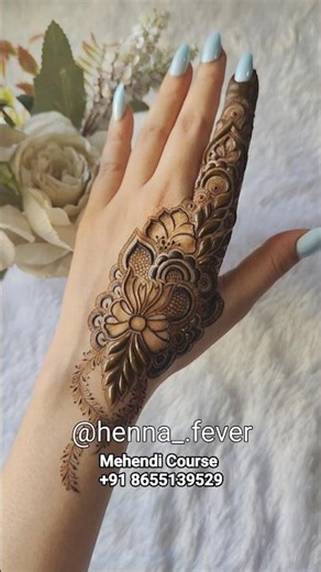 Latest Bow Unique Mehendi Henna Design 🤎 Beautiful Easy Mehandi #henna #mehndi #mehendiartistry