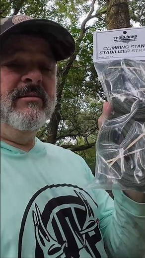 Tree Stand Stabilizer Straps safety game changer. #hazmoreoutdoorproducts #summittreestand