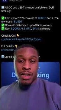 Crypto.com DeFi Staking 🚀 Earn 7%+ Rewards on USDC & USDT #cro #altcoins #crypto #fyp