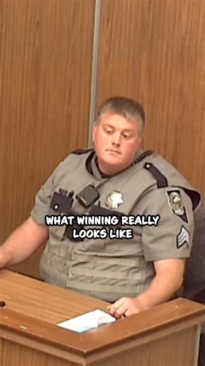 Lawyer Shuts Down Cop In Court 😱 #shorts