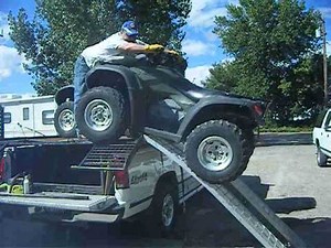 How to load an ATV