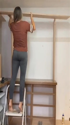 My DIY modern walk-in closet #closetgoals #renovation #diymom # | Build and Create Home