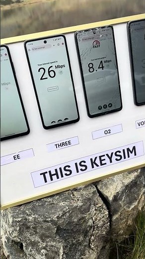 Llyn Owen Snowdonia mobile network speed test Vodafone O2 EE & Three on KeySIM IoT SIM