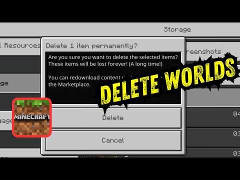 How to Delete World in Minecraft (Delete Single or Multiple Worlds) 2026