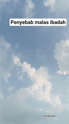 Penyebab malas ibadah