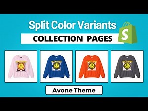 How To Show Variants As Separate Products On Shopify [AVONE THEME]