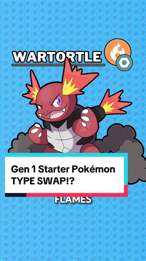 Gen 1 Starter Pokémon Type Swap Explained