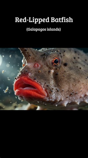 0033 - Red Lipped Batfish