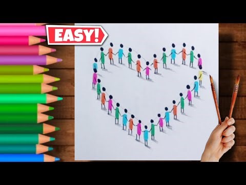 "⭐ How to Draw 3D Love: Bring Your Hearts to Life with This Epic Technique! ❤️"
