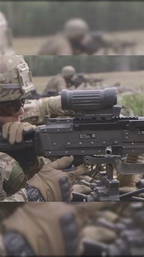 Powerful M240L Machine Gun Live-Fire #shorts #military