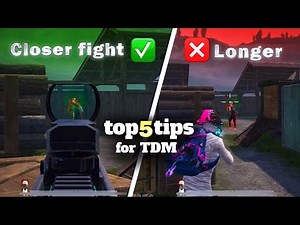 Top 5 Tips & Tricks to become a TDM Master 📚⁉️ | PUBG Mobile
