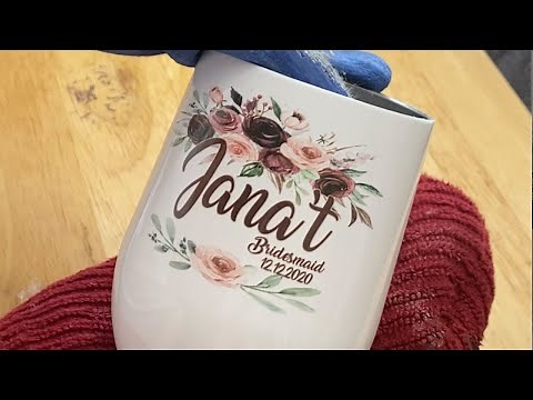 How to Make Custom Wine Tumblers with Sublimation