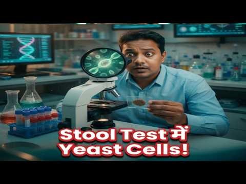 Stool Sample Analysis: Spotting Yeast Particles Clearly