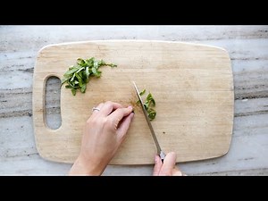 How to Cut Basil Chiffonade