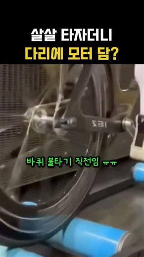 살살 타자더니다리에 모터 담 #트랙 #사이클 #훈련 #자전거 #스피드