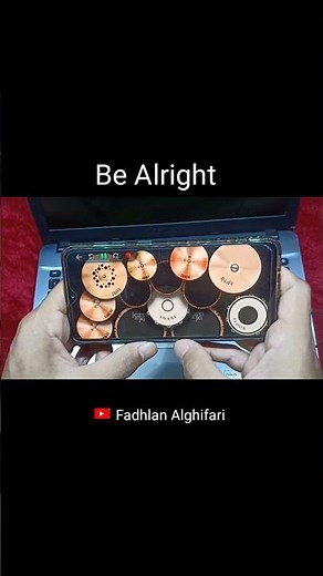 Be alright cover realdrum #realdrum #drumcover #aplikasirealdrum #realdrumapp