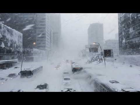 Japan snowstorm paralyzes cities as record breaking blizzard buries houses and cars