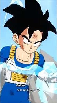 Kid Gohan 's training with Goku #dragonball #goku #gohan #anime #animeshorts #gokuvsgohan#alizasehar