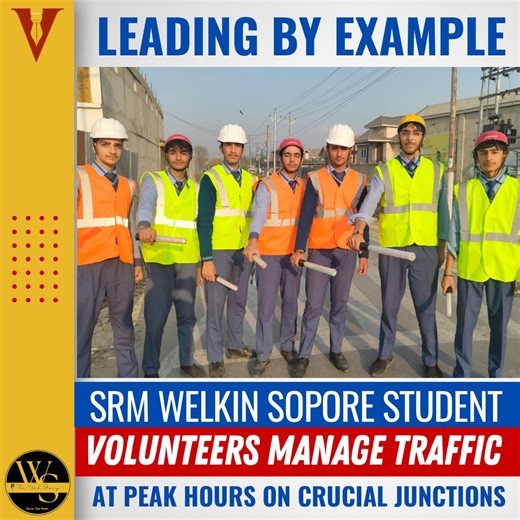 Community Traffic Wardens Play an Important Role in a Society. Appreciative step by Shah Rasool Memorial Welkin Educational Trust Sopore -School Page. . @top fans Office of LG, J&K DC Baramulla Manoj Sinha The web story SRM Welkin Kindergarten The Varmul Post | The Varmul Post