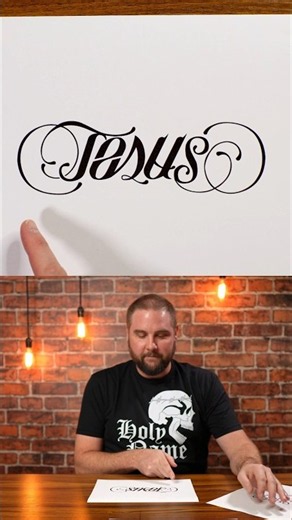 [Ep. 2097] What names next? How to draw Jesus so it says Saves for a religious tattoo design