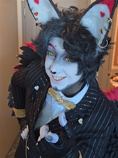 them. them. them. its alllll them! @Pig Princess #huskerdust #husk #angeldust #hazbinhotel #Cosplay