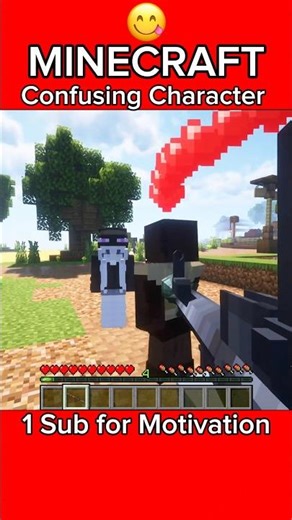 You’ve Never Seen a More Confusing Minecraft Character!😂 #shorts #minecraft #shortsfeed