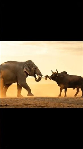 Elephant vs Bull