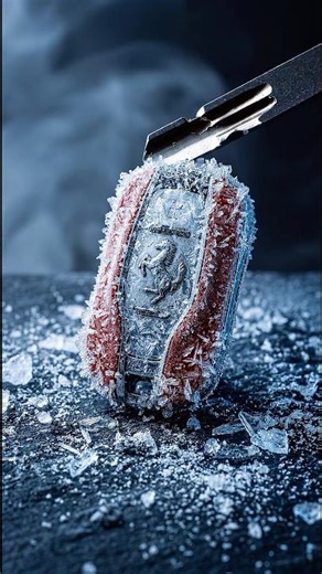 Frozen Ferrari Key – The Most Satisfying Scratch 🥶