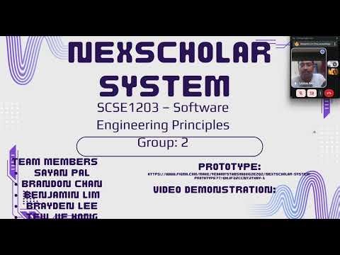 NEXSCHOLAR PROTOTYPE DEMONSTRATION