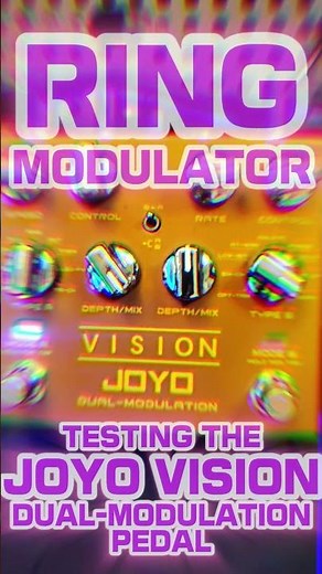 RING MODULATION! | JOYO R-09 VISION ✨ #ambient #experimental #modulation #pedalboard #phaser #budget