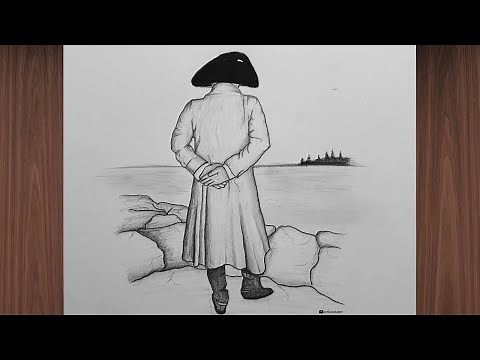 Napoléon Bonaparte Drawing | Art pencil Drawing