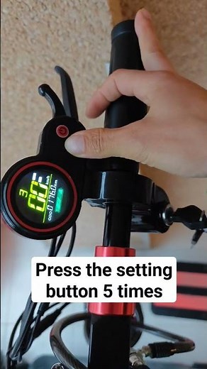 Unlock speed on the iScooter iX5 electric scooter