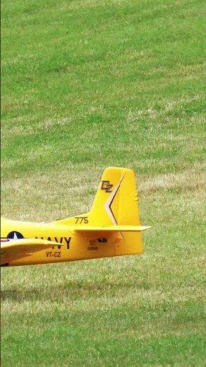 T-28 Trojan E-flite | Valašská Air Show 2025 #eflite #rcplane #rcairplane